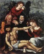 HEMESSEN, Jan Sanders van The Lamentation of Christ sg oil on canvas